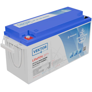 Аккумулятор Vektor Energy LFP 25.6-100 MARINE Smart литиевый 100Ач 24В 2560Вт*ч IP67 BMS 100А, для лодок