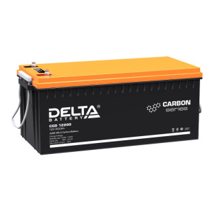 Карбоновая аккумуляторная батарея Delta CGD 12200 (12V 200Ah), Номинальная ёмкость: 200