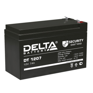 Аккумулятор Delta DT 1207 (12V 7Аh), Номинальная ёмкость: 7