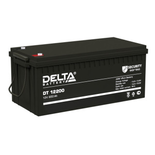 Аккумулятор Delta DT 12200 (12V 200Аh), Номинальная ёмкость: 200