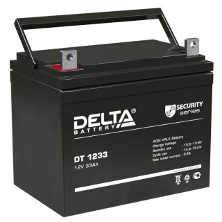 Аккумулятор Delta DT 1233 (12V 33Аh), Номинальная ёмкость: 33