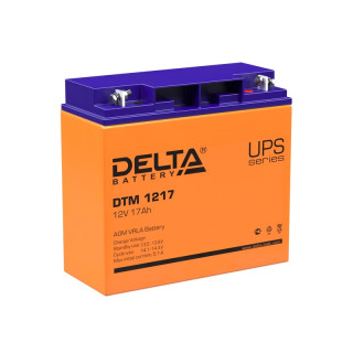 Аккумулятор DELTA DTM 1217 (12V 17Аh), Номинальная ёмкость: 17