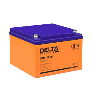 Аккумулятор DELTA DTM 1226 (12V 26Аh)