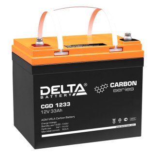 Карбоновая аккумуляторная батарея Delta CGD 1233 (12V 33Ah), Номинальная ёмкость: 33