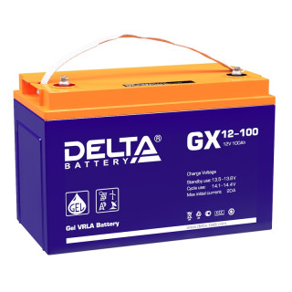 Аккумуляторная батарея Delta GX 12-100 (12V 100Ah), Номинальная ёмкость: 100