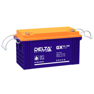 Аккумуляторная батарея Delta GX 12-120 (12V 120Ah), Номинальная ёмкость: 120