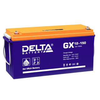 Аккумуляторная батарея Delta GX 12-150 (12V 150Ah), Номинальная ёмкость: 150