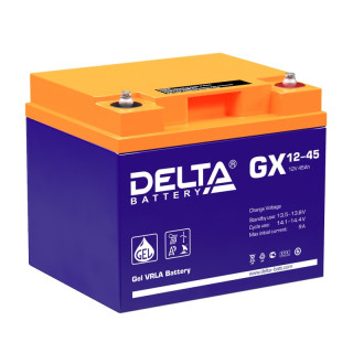 Аккумуляторная батарея Delta GX 12-55 (12V 55Ah), Номинальная ёмкость: 55