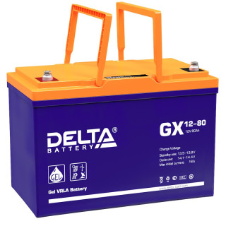 Аккумуляторная батарея Delta GX 12-90 (12V 90Ah), Номинальная ёмкость: 90