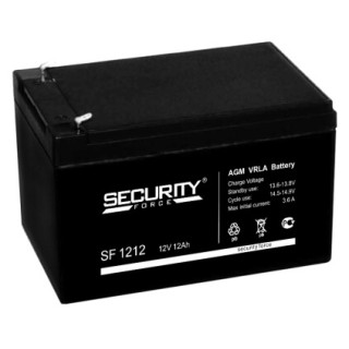 Аккумулятор Security Force SF 1212 (12V 12AH), Номинальная ёмкость: 12