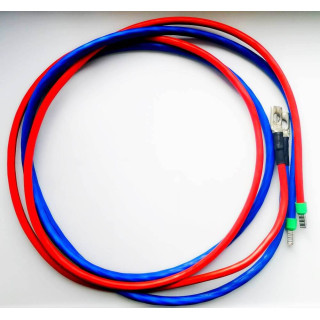 Кабель АКБ - контроллер заряда длина 1 метр, сечение 16 мм², Длина: 1 м, Сечение кабеля: 16 мм2