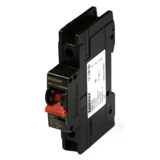 Автомат постоянного тока ZJBeny 40А, до 600В, однополюсной